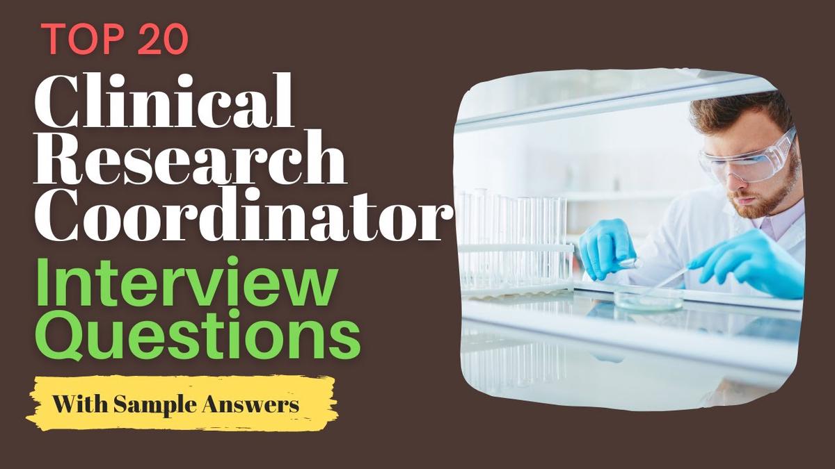 research coordinator interview questions