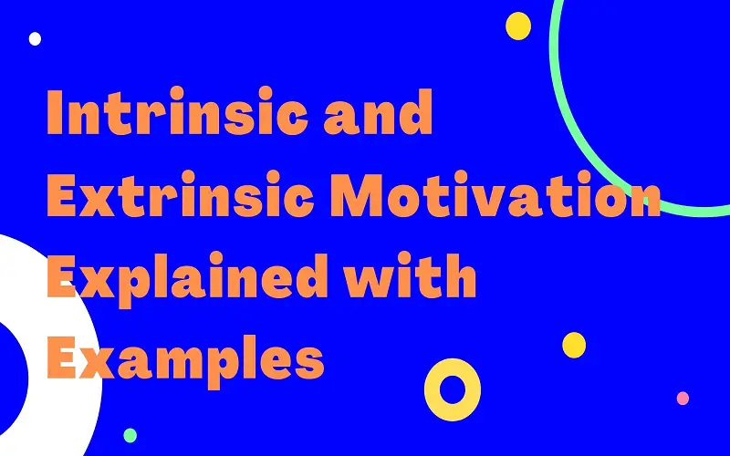 Intrinsic and Extrinsic Motivation