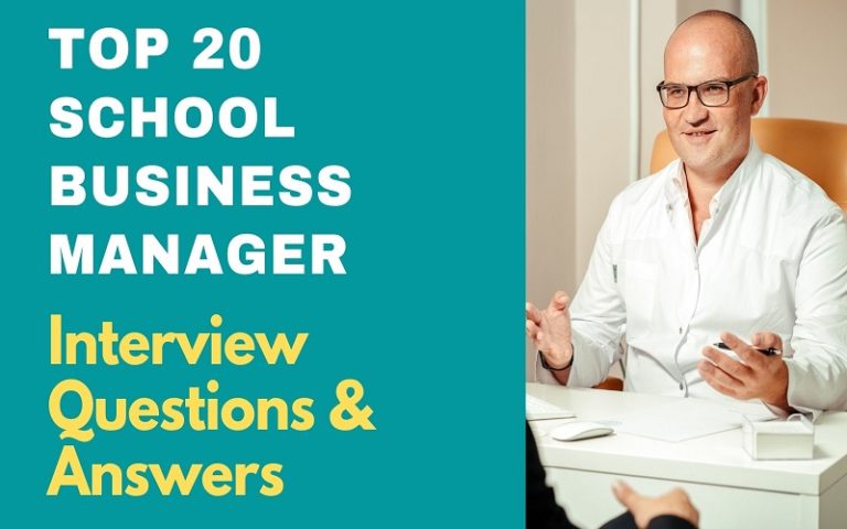 school business manager interview presentation
