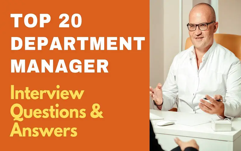 Department Manager Interview Questions & Answers