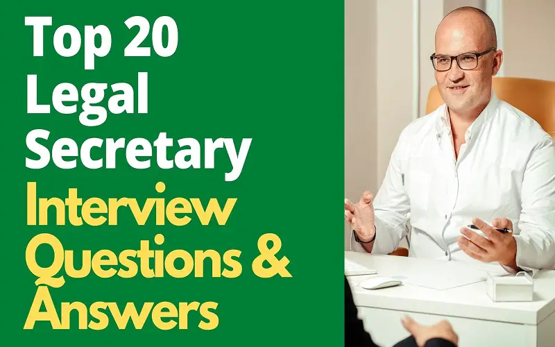 Legal Secretary Interview Questions And Answers