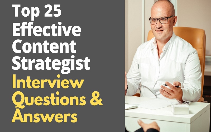 Effective  Content Strategist Interview Questions and Answers