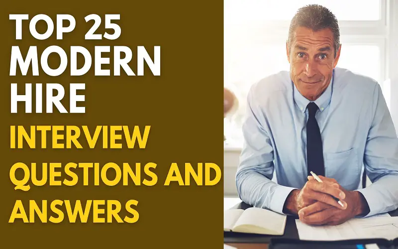 Modern Hire Interview Questions and Answers