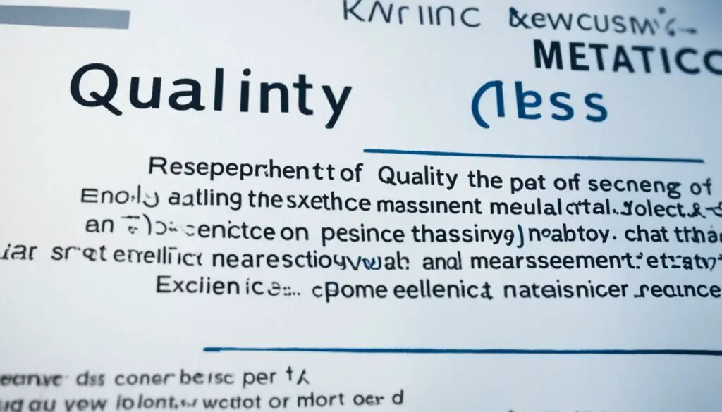 Quality Metrics in Project Management